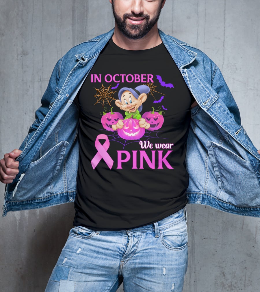 In October We Wear Pink Dopey T-Shirt