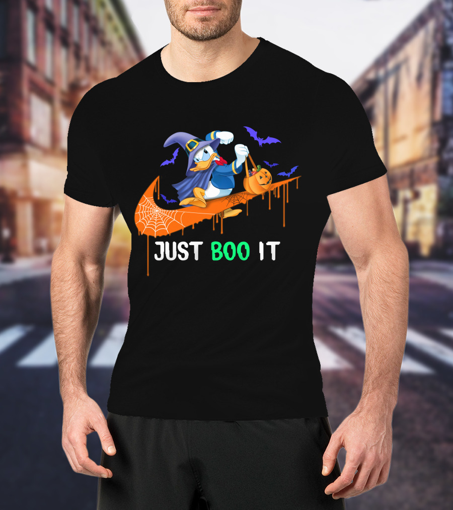 Just Boo It Donald Halloween Nike Theme T-Shirt