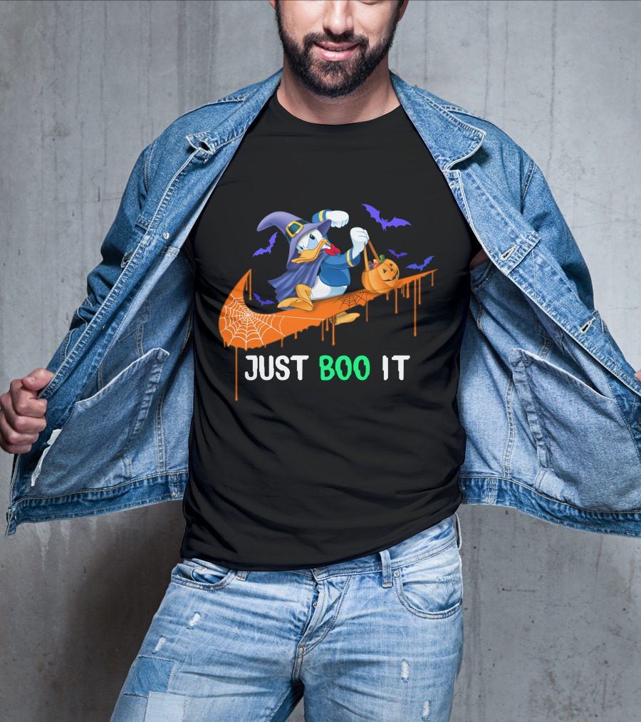 Just Boo It Donald Halloween Nike Theme T-Shirt