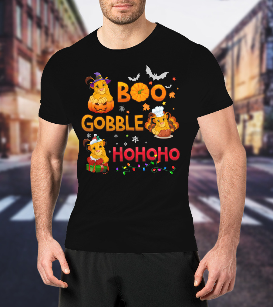 Boo Gobble Hohoho Simba T-Shirt