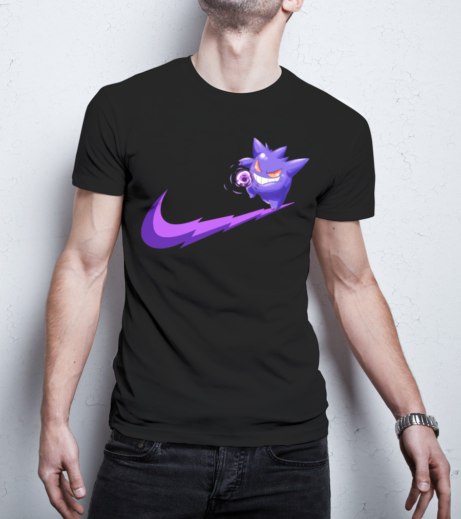 Gengar Ghost Type Nike Crossover T-Shirt