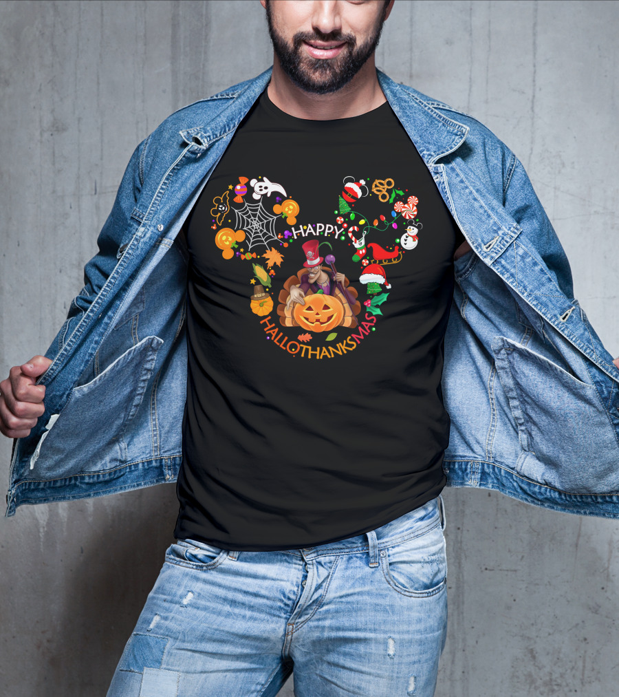 Happy Hallothanksmas Dr. Facilier Pumpkin T-Shirt