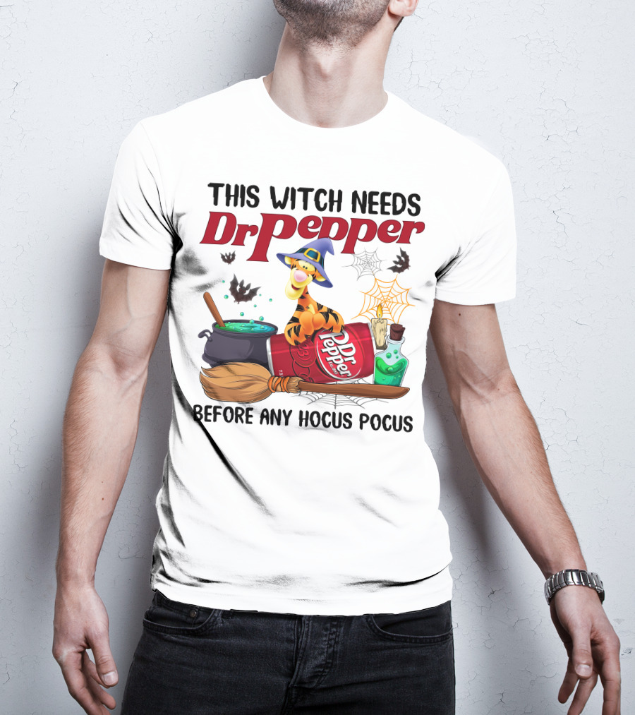 This Witch Needs Dr Pepper Before Any Hocus Pocus T-Shirt