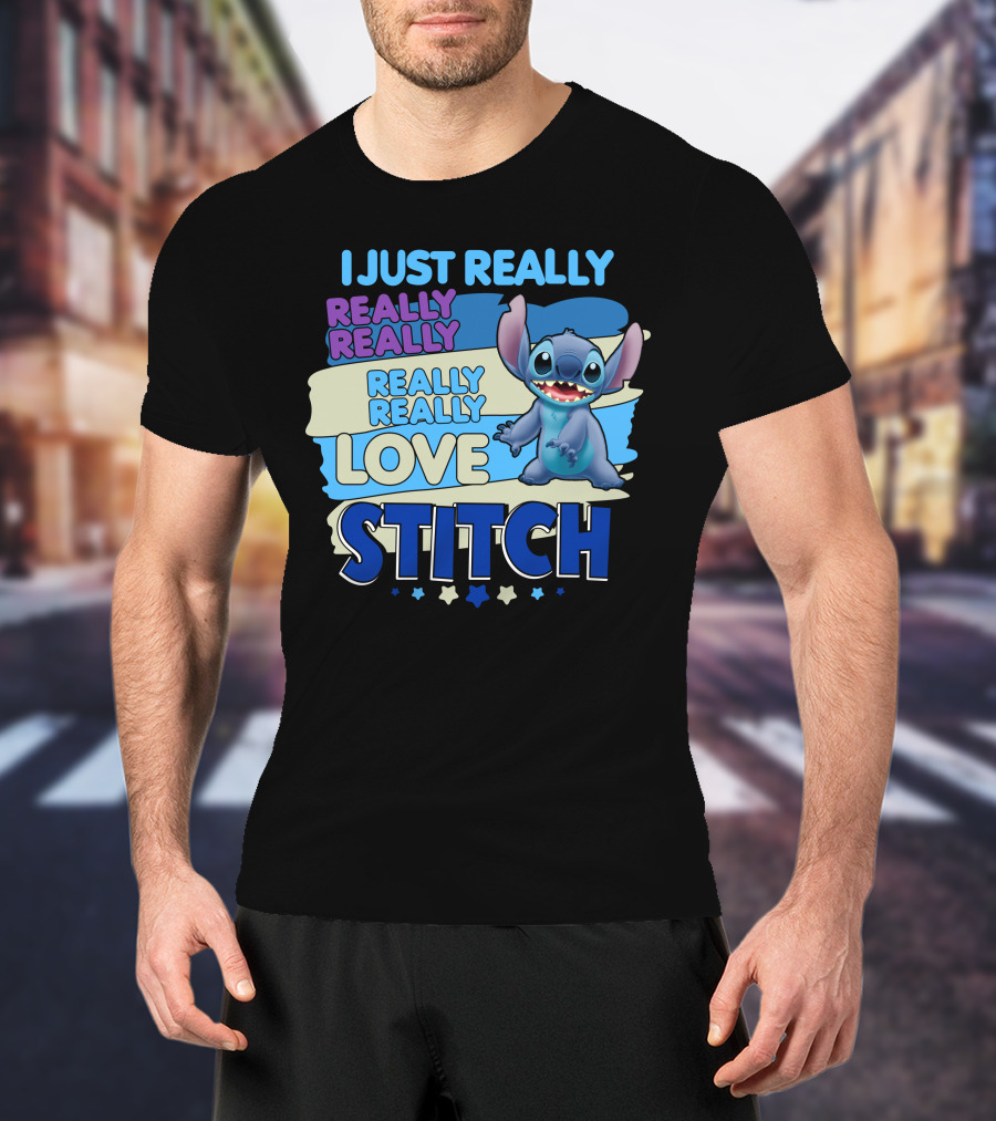 I Just Really Really Really Really Love Stitch T-Shirt