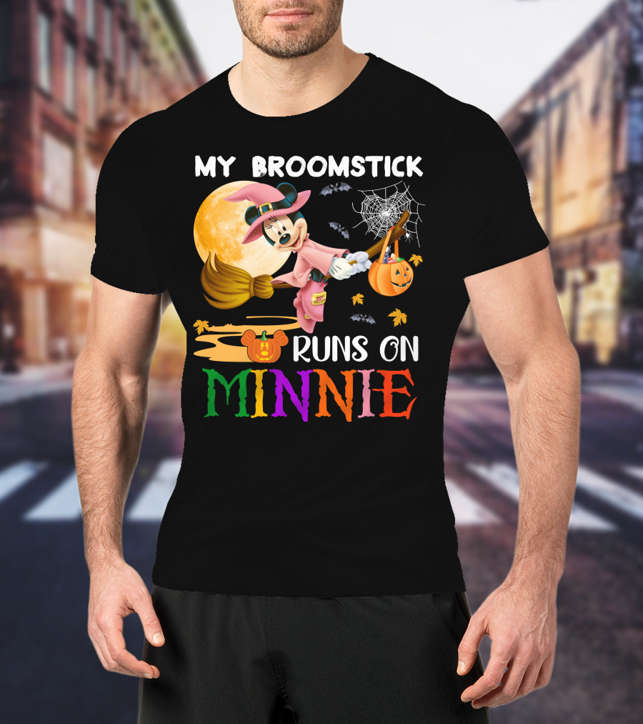 My Broomstick Runs On Minnie T-Shirt