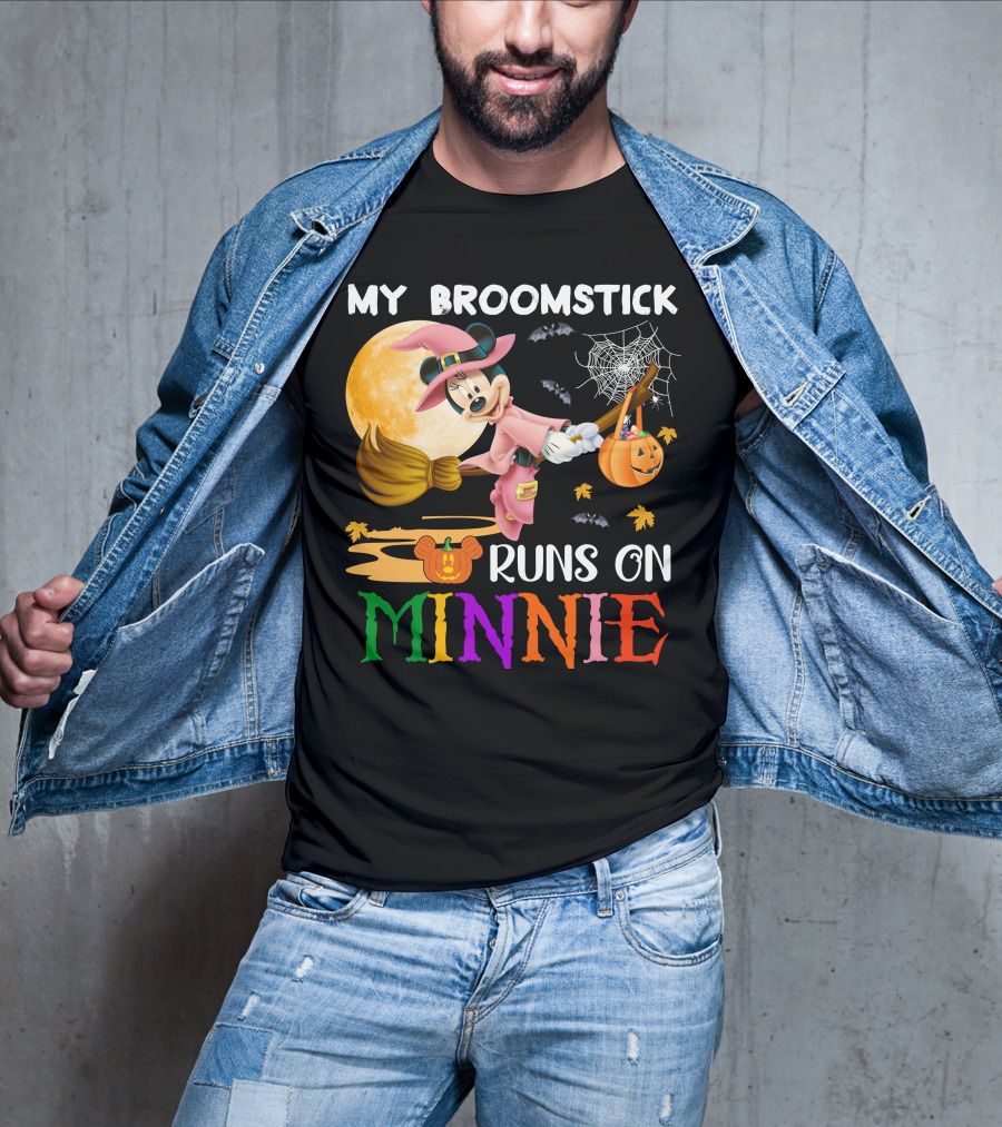 My Broomstick Runs On Minnie T-Shirt