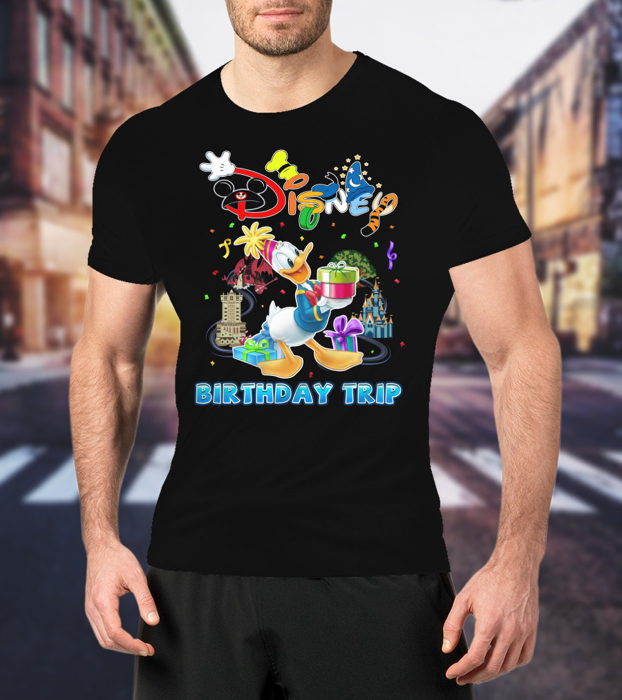 Disney Donald Birthday Trip T-Shirt