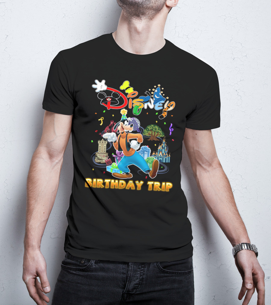 Disney Goofy Birthday Trip Adventure T-Shirt