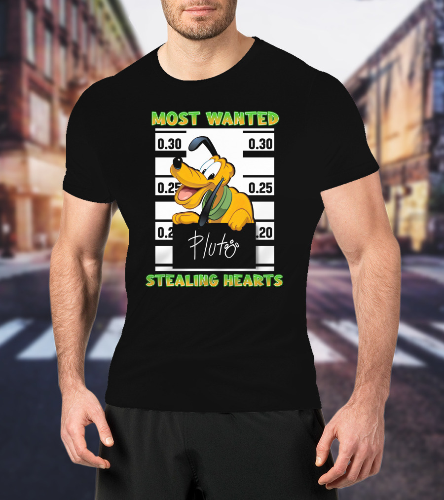 Most Wanted Stealing Hearts Pluto T-Shirt