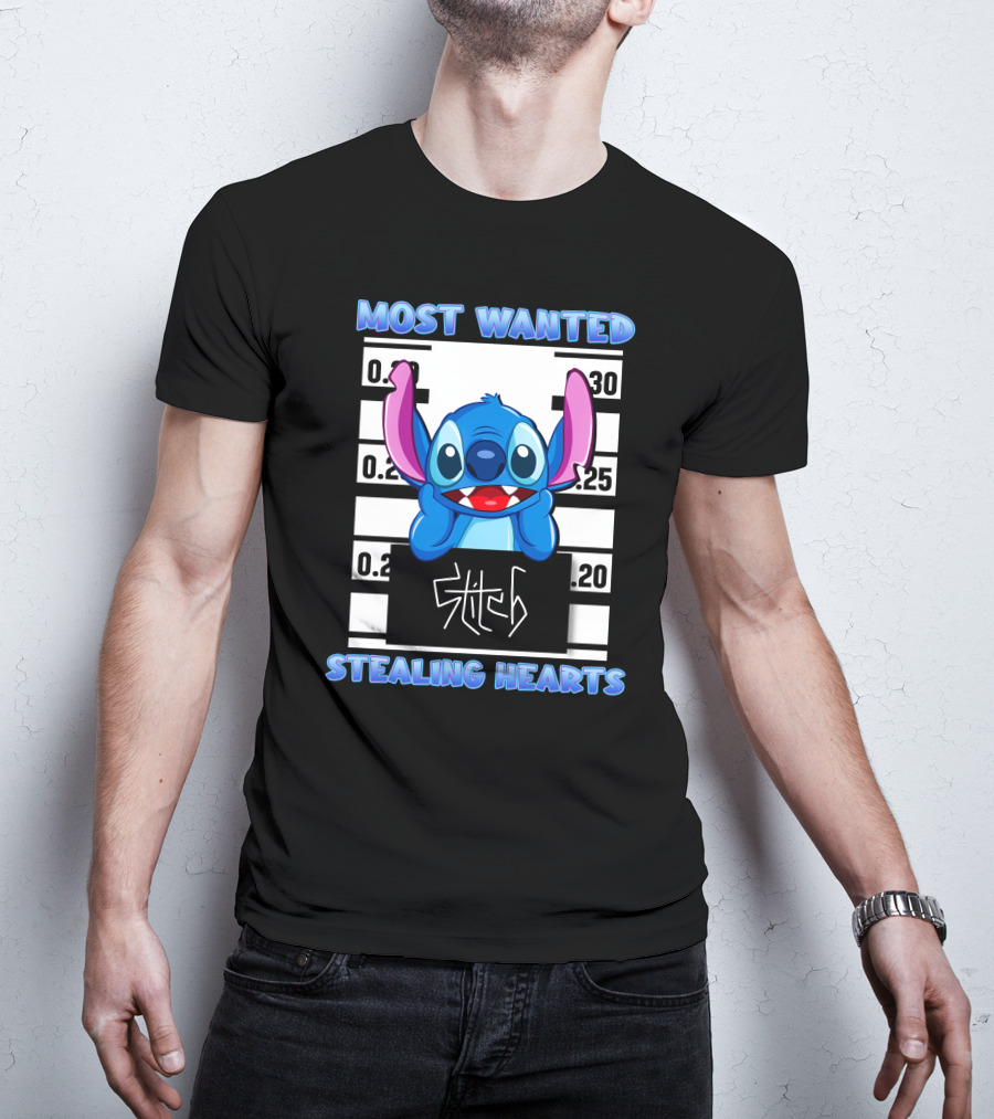 Most Wanted Stitch Stealing Hearts T-Shirt