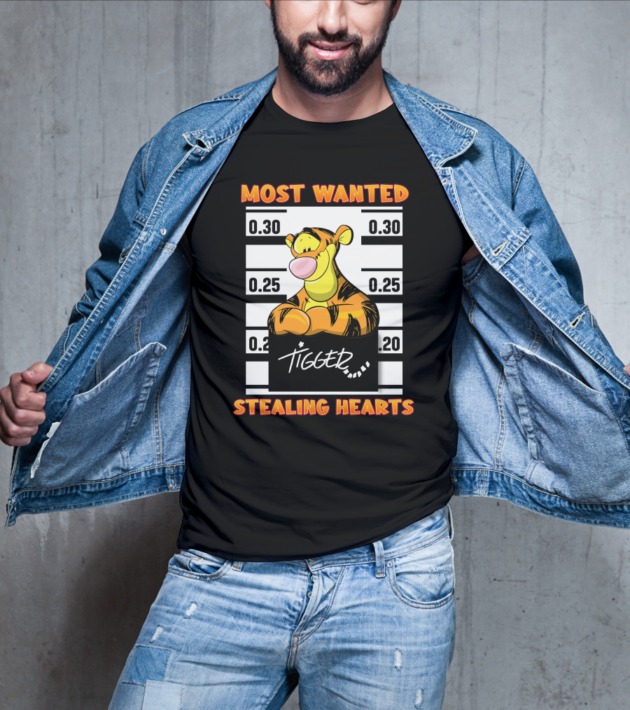 Most Wanted Tigger Stealing Hearts T-Shirt