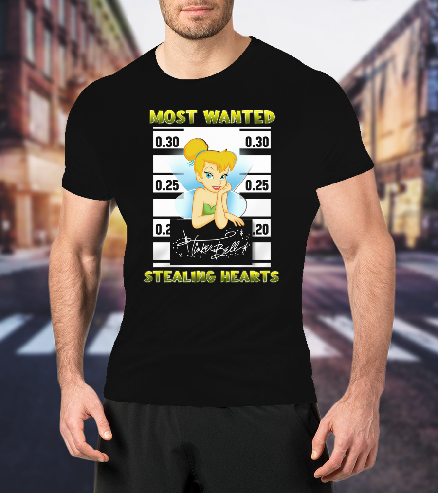 Most Wanted Tinkerbell Stealing Hearts T-Shirt