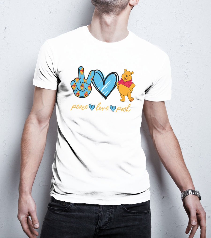 Peace Love Pooh T-Shirt