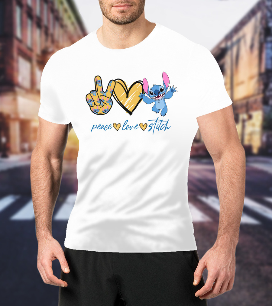 Peace Love Stitch T-Shirt