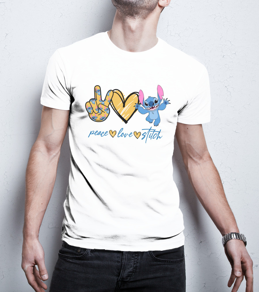 Peace Love Stitch T-Shirt
