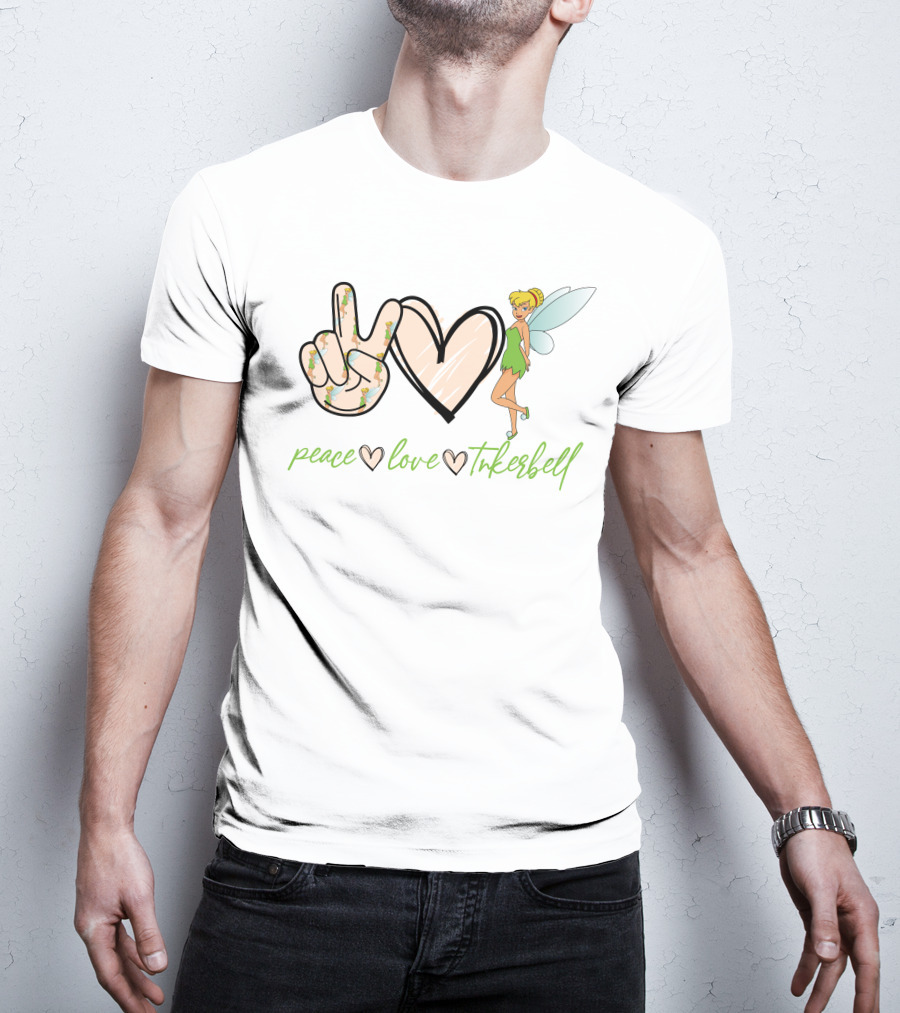 Peace Love Tinkerbell T-Shirt