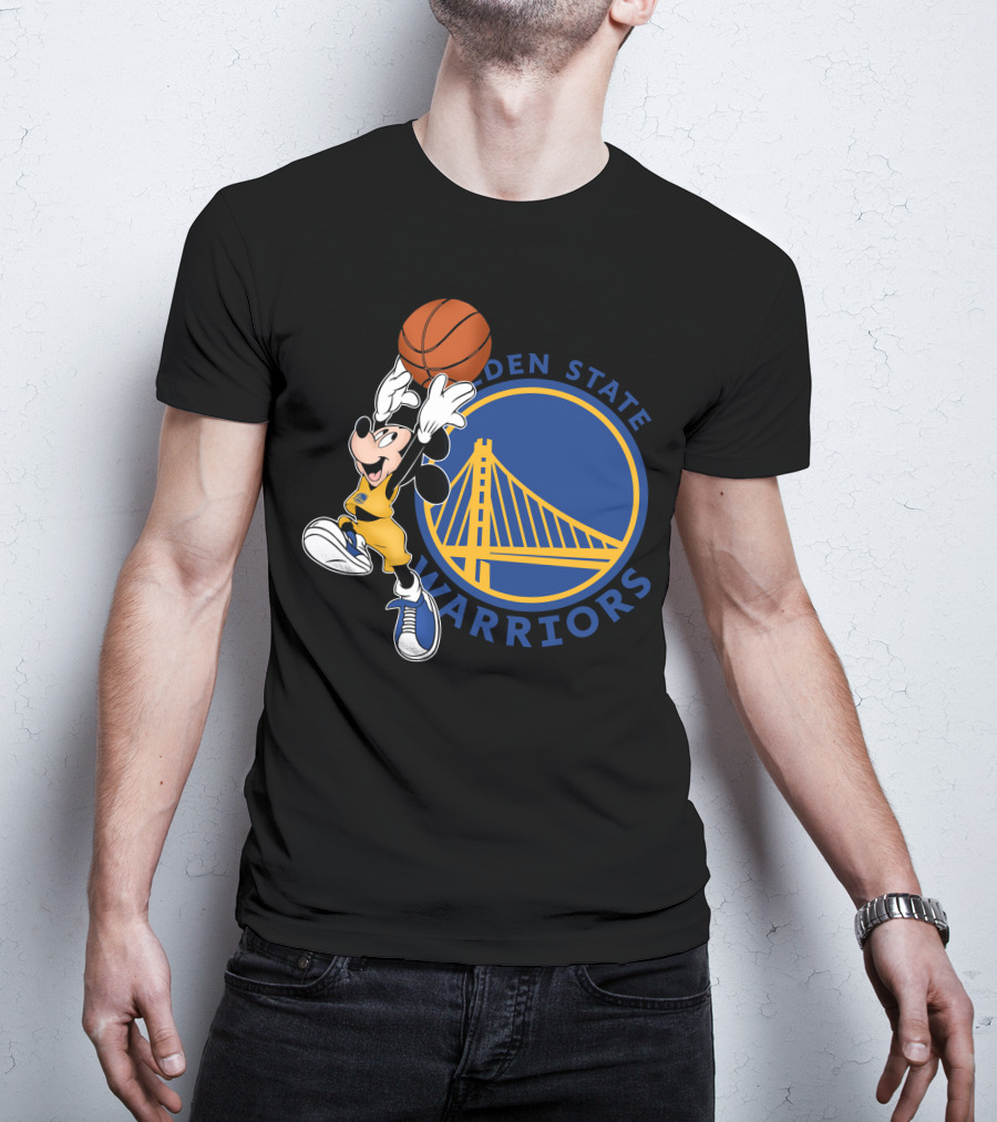 Mickey Golden State Warriors Basketball T-Shirt