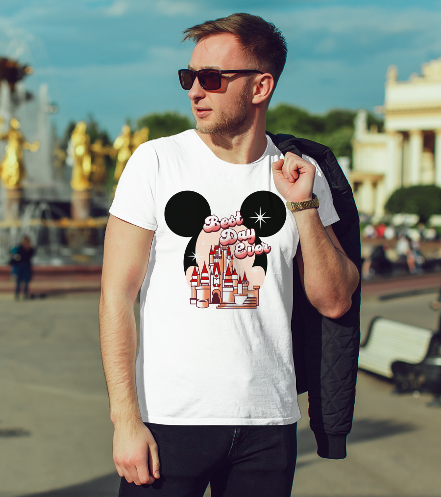 Best Day Ever Mickey Castle T-Shirt