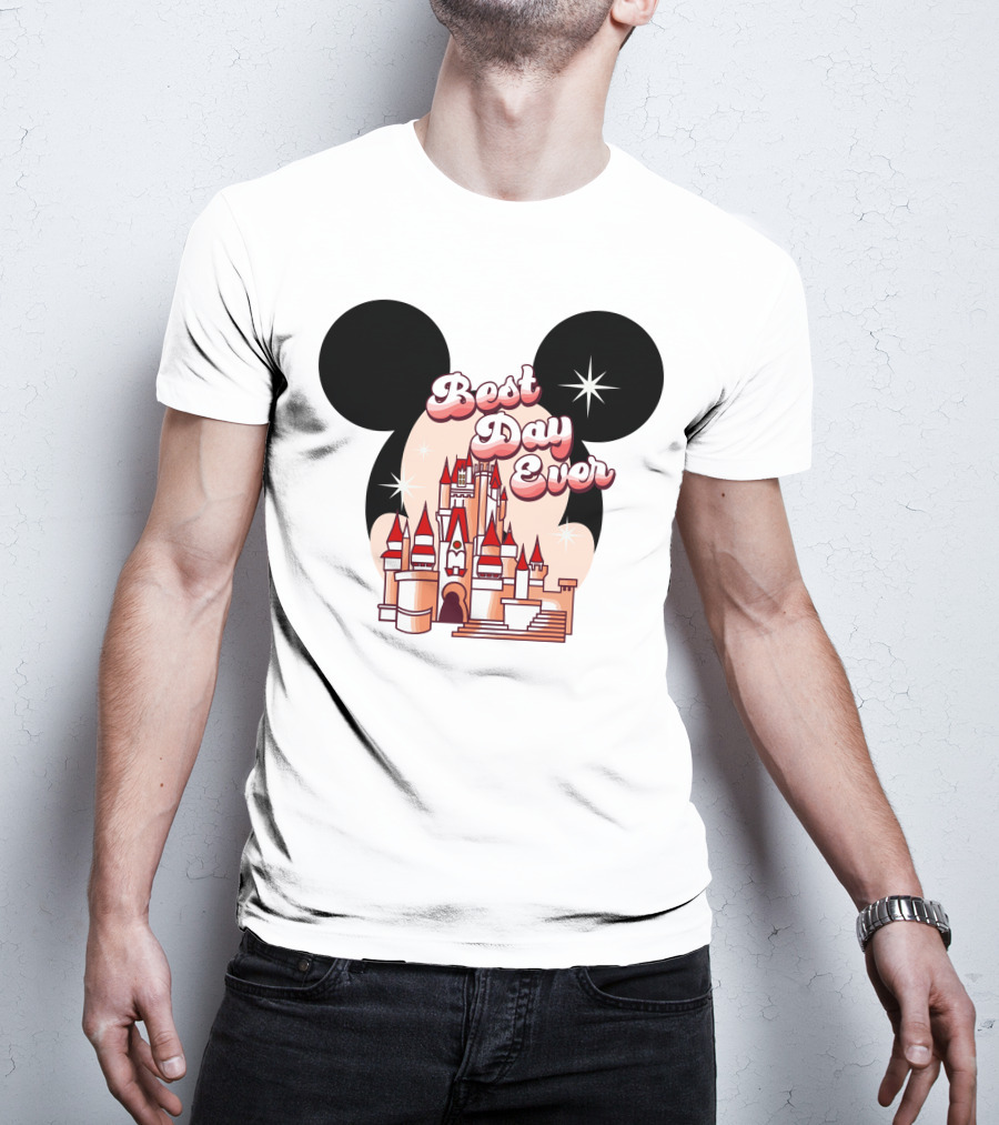Best Day Ever Mickey Castle T-Shirt
