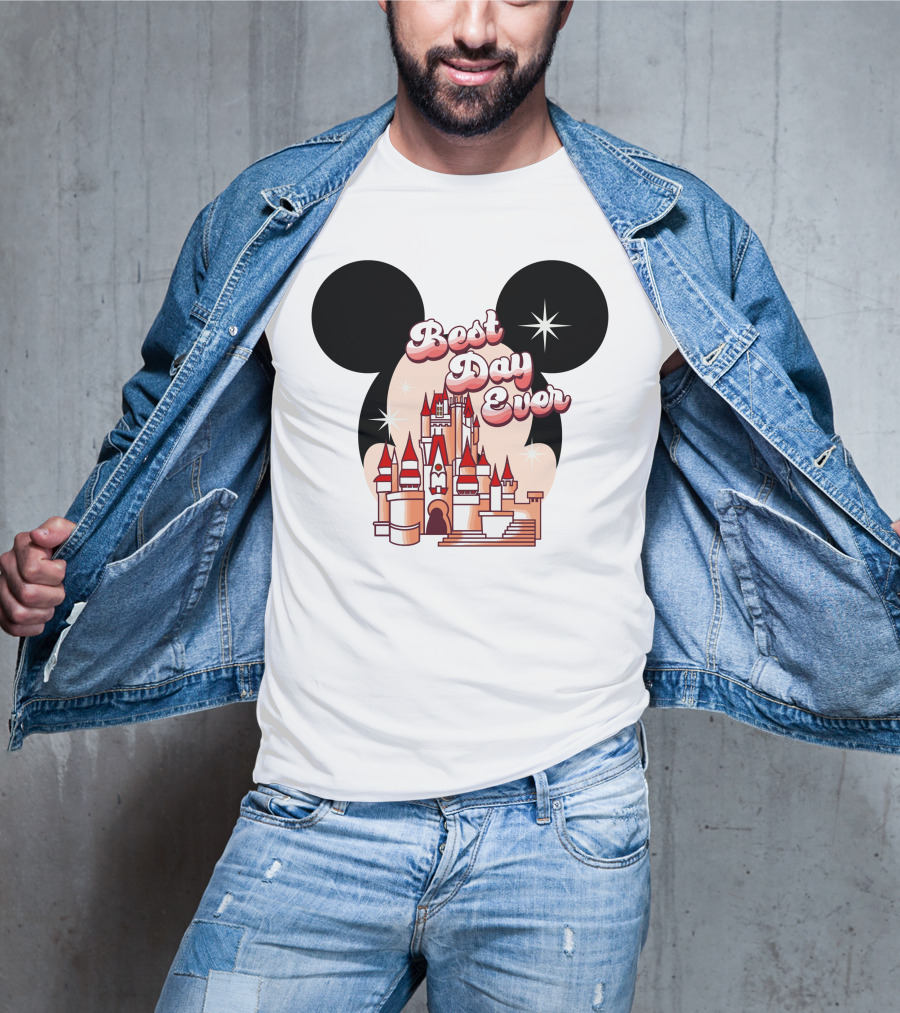 Best Day Ever Mickey Castle T-Shirt