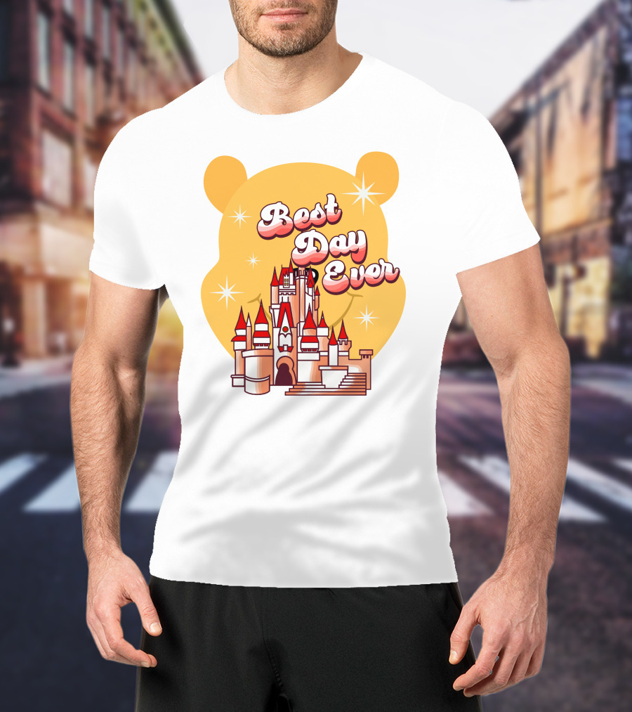 Best Day Ever Pooh Castle T-Shirt