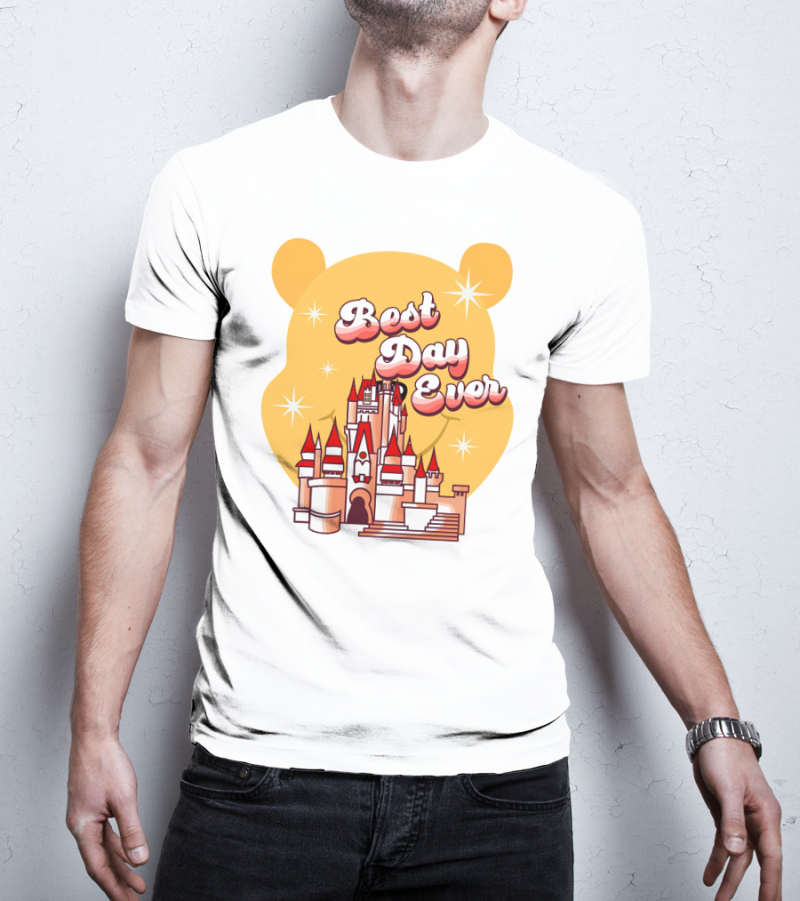 Best Day Ever Pooh Castle T-Shirt