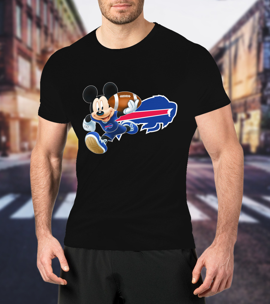 Mickey Mouse Buffalo Bills Football T-Shirt