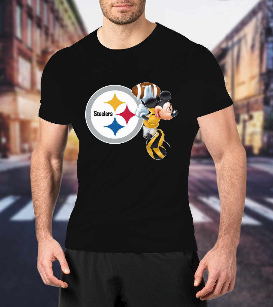 Steelers Mickey Ps Football Fan T-Shirt