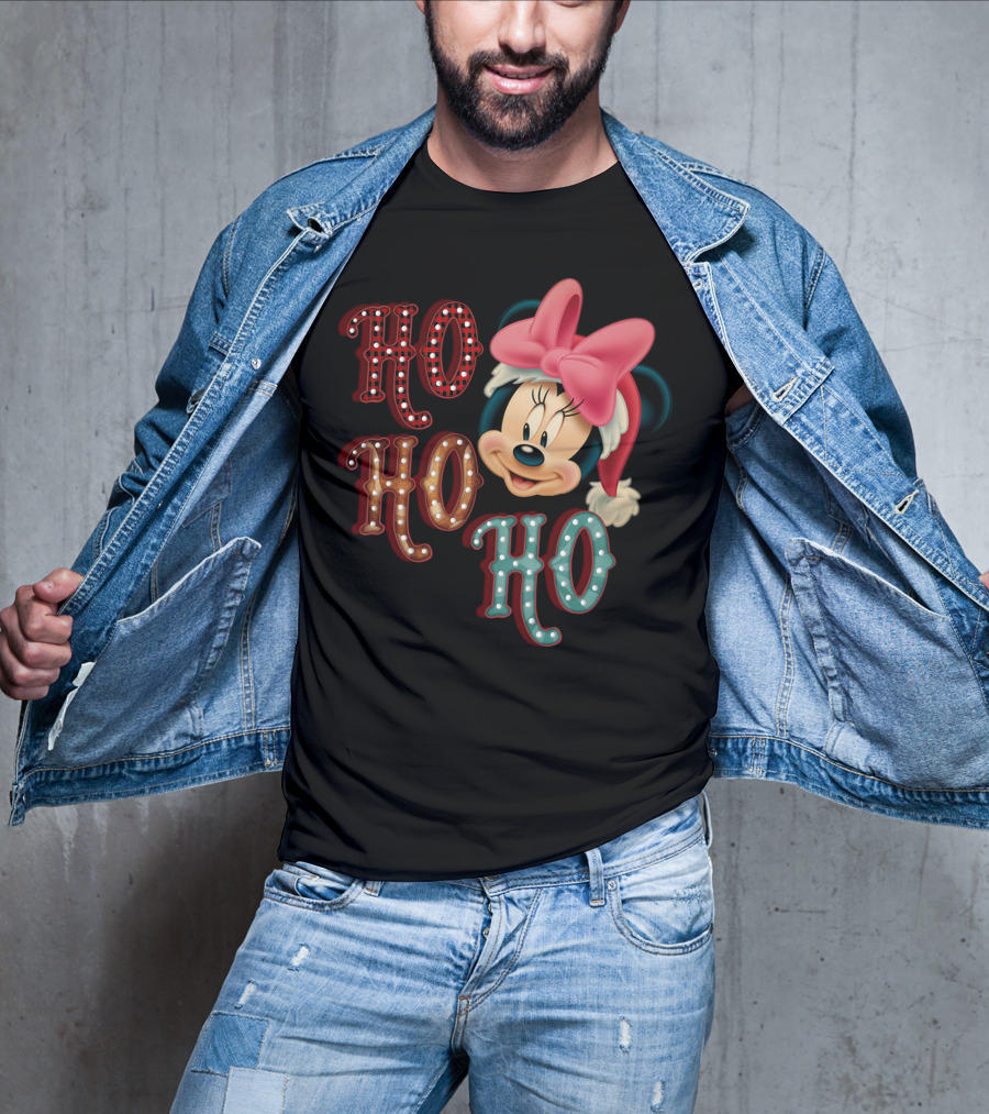 Minnie Mouse Christmas Ho Ho Ho T-Shirt