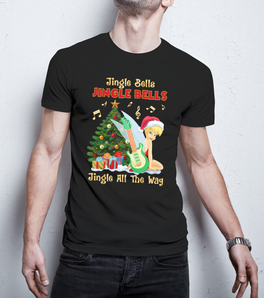 Jingle Bells Tinkerbell Christmas Magic Jingle All The Way T-Shirt