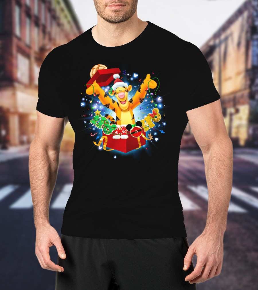 Tigger Christmas Celebration Disney Magic Pixar T-Shirt