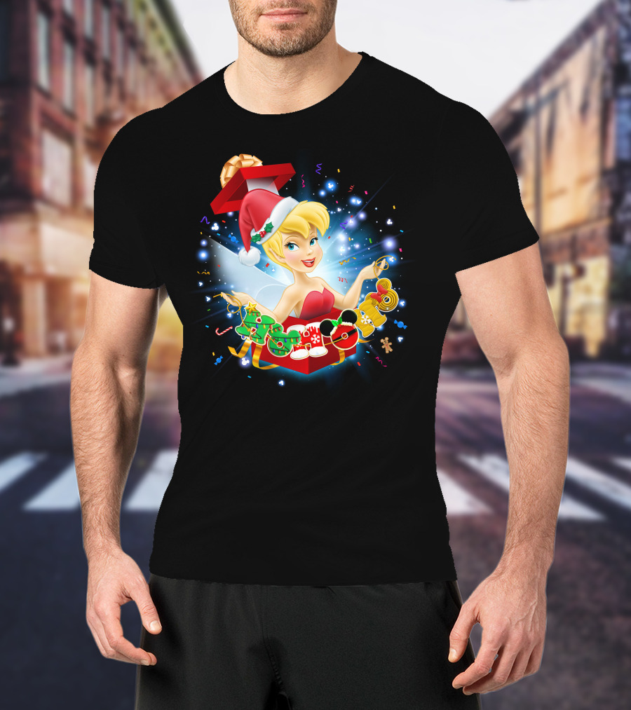 Tinkerbell Christmas Lights Magic T-Shirt