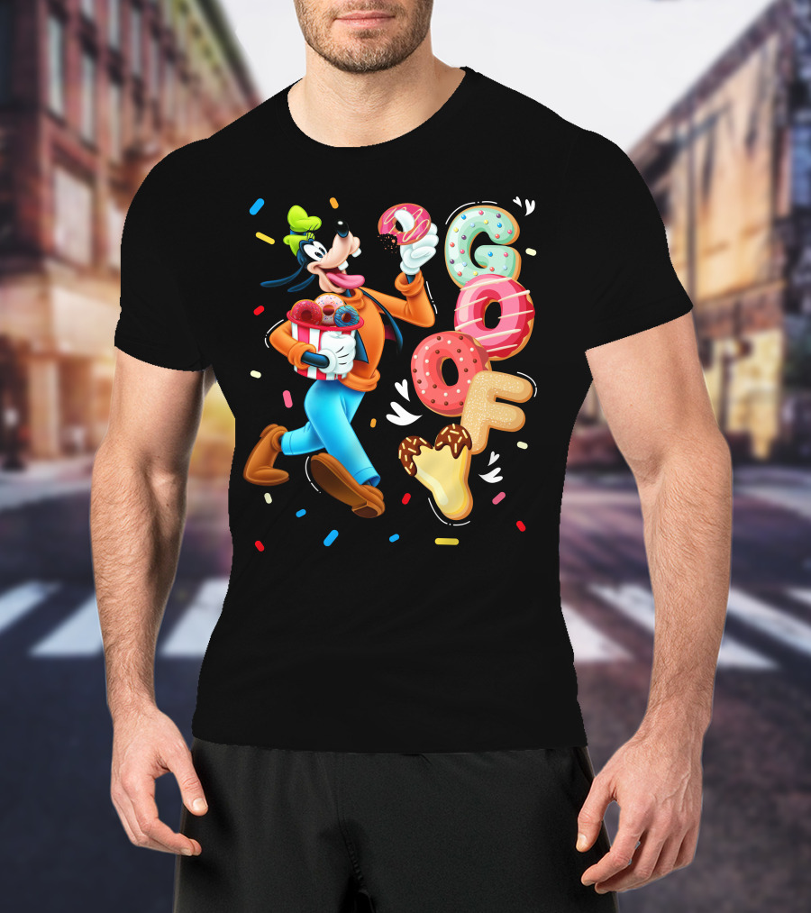 Goofy Donuts Ice Cream Sprinkles Celebration T-Shirt