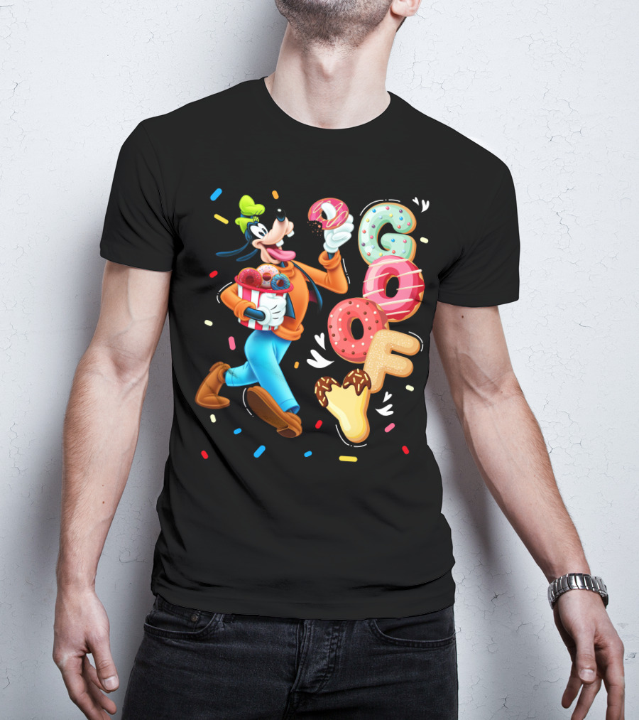 Goofy Donuts Ice Cream Sprinkles Celebration T-Shirt