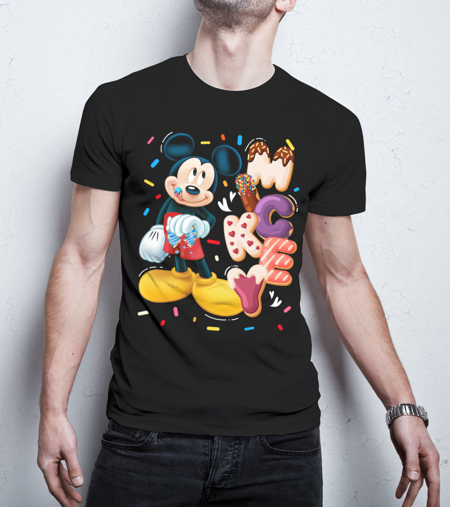 Mickey Mouse Donut Sprinkles T-Shirt