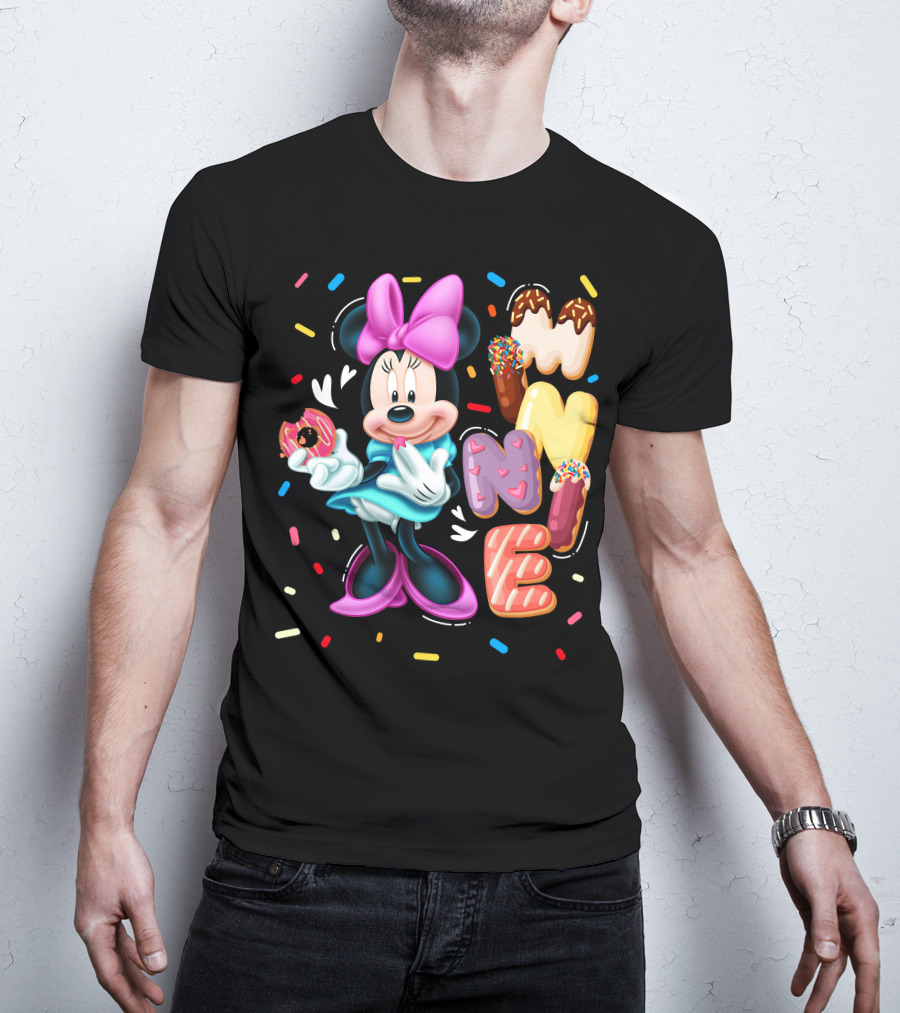 Minnie Donut And Sprinkles Theme T-Shirt