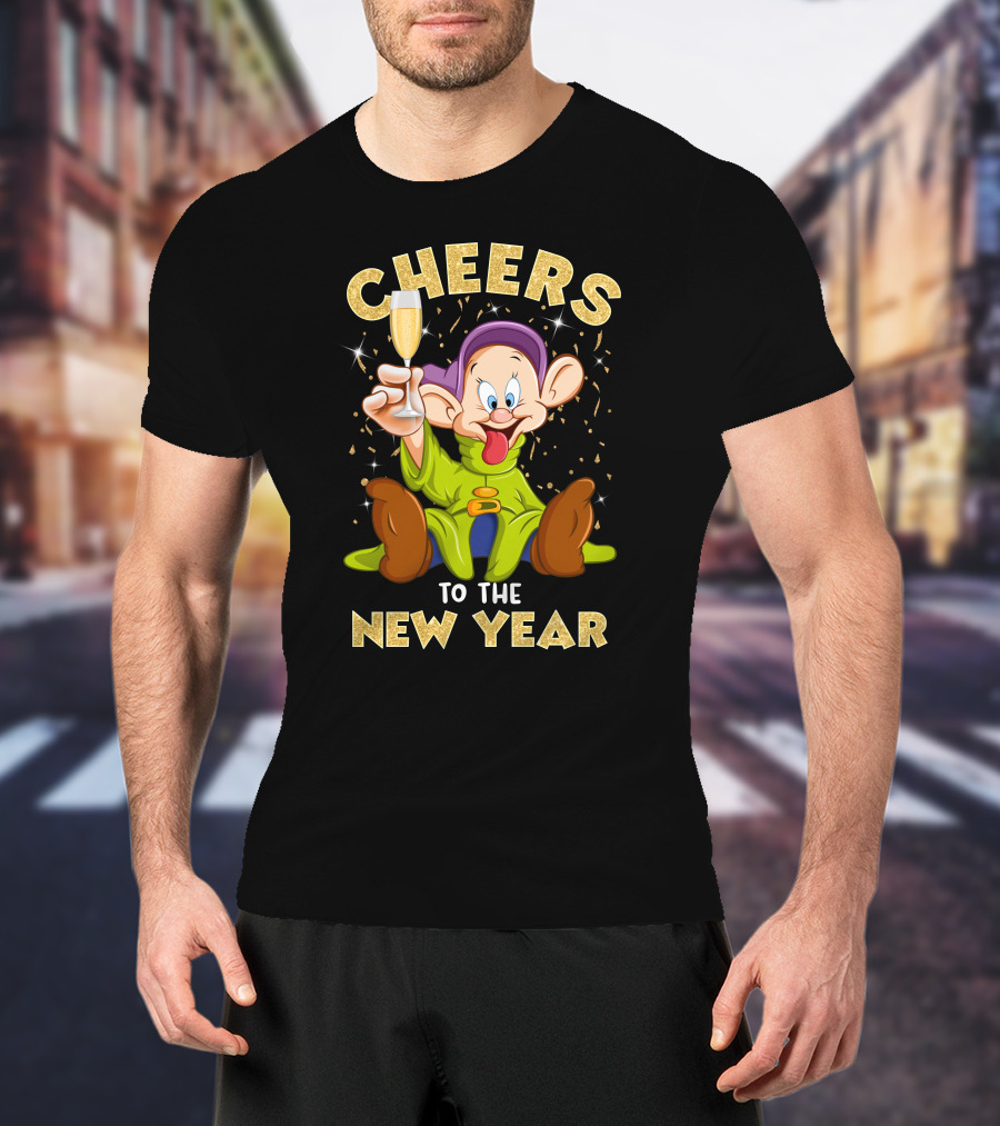 Cheers To The New Year Dp Champagne T-Shirt