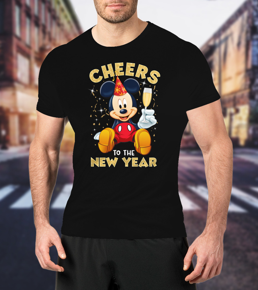 Cheers To The New Year Mk Champagne T-Shirt