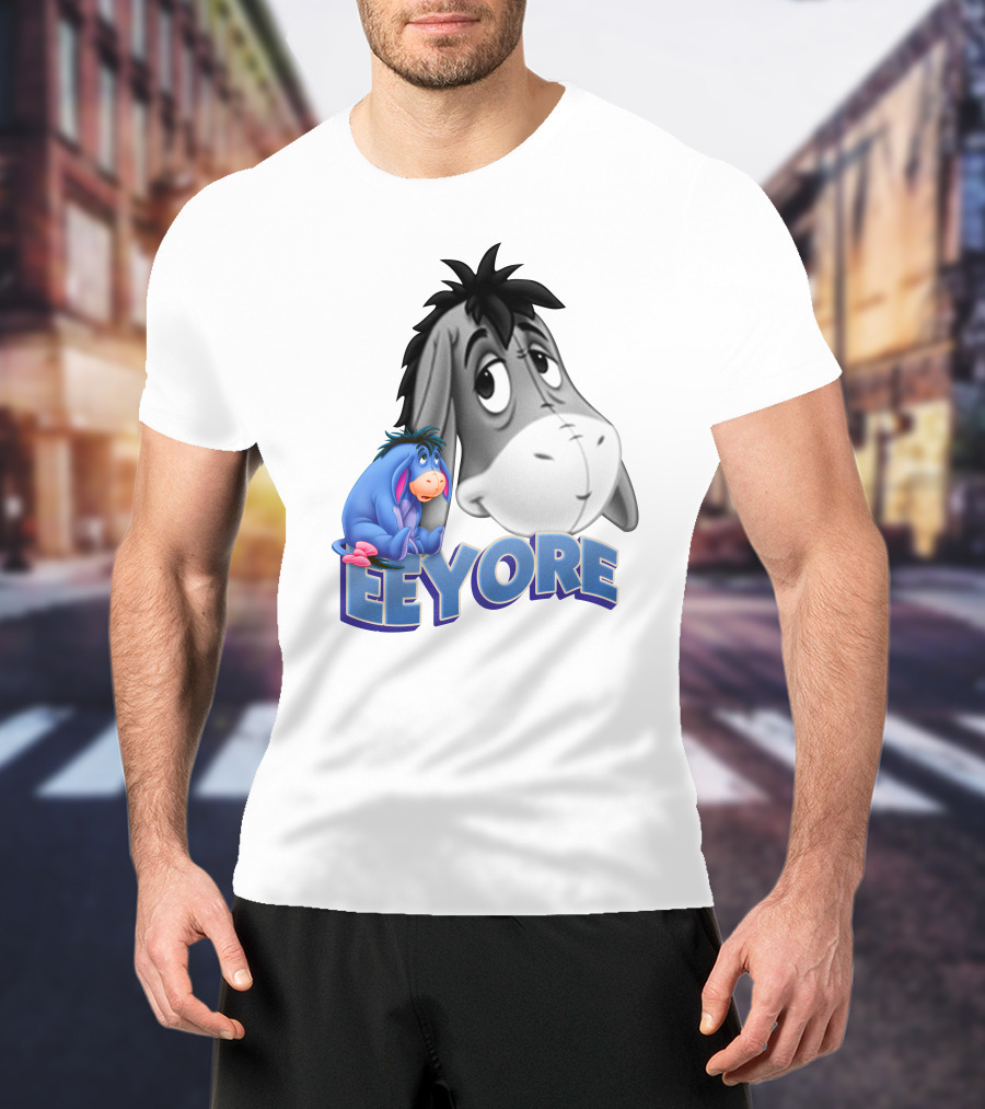 Eeyore Blue And Gray Character Disney T-Shirt