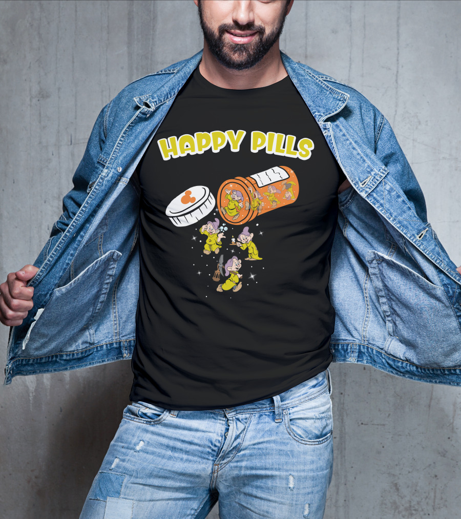 HAPPY PILLS Dopey Dwarf Animation T-Shirt