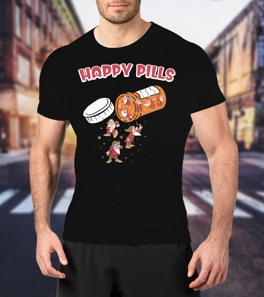 HAPPY PILLS Grumpy Seven Dwarfs T-Shirt