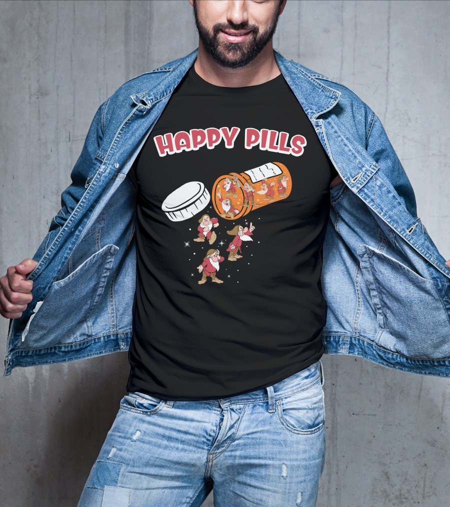 HAPPY PILLS Grumpy Seven Dwarfs T-Shirt