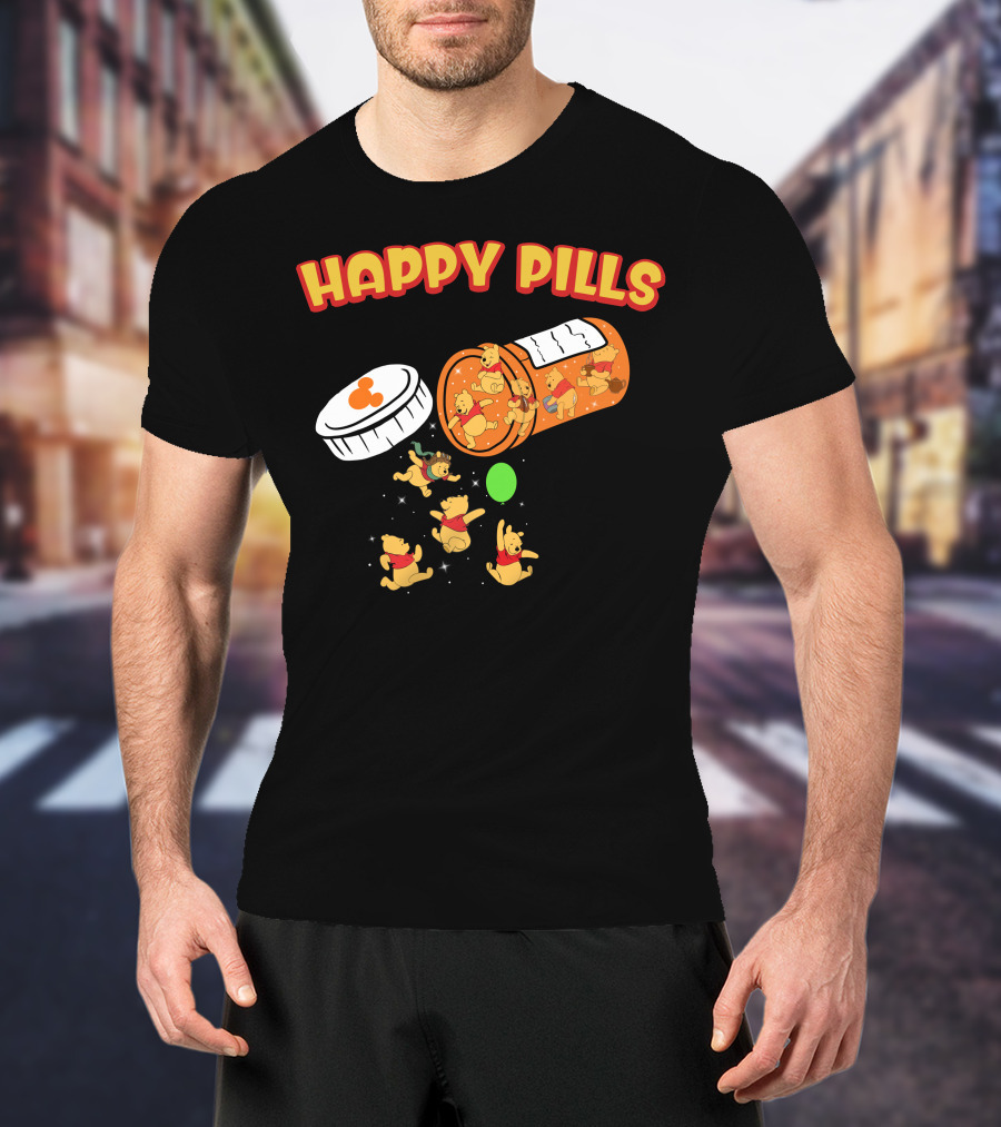 HAPPY PILLS POOH Balloon Fun T-Shirt
