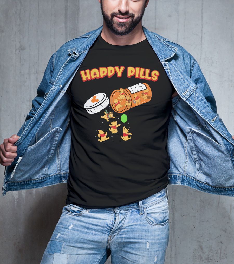 HAPPY PILLS POOH Balloon Fun T-Shirt