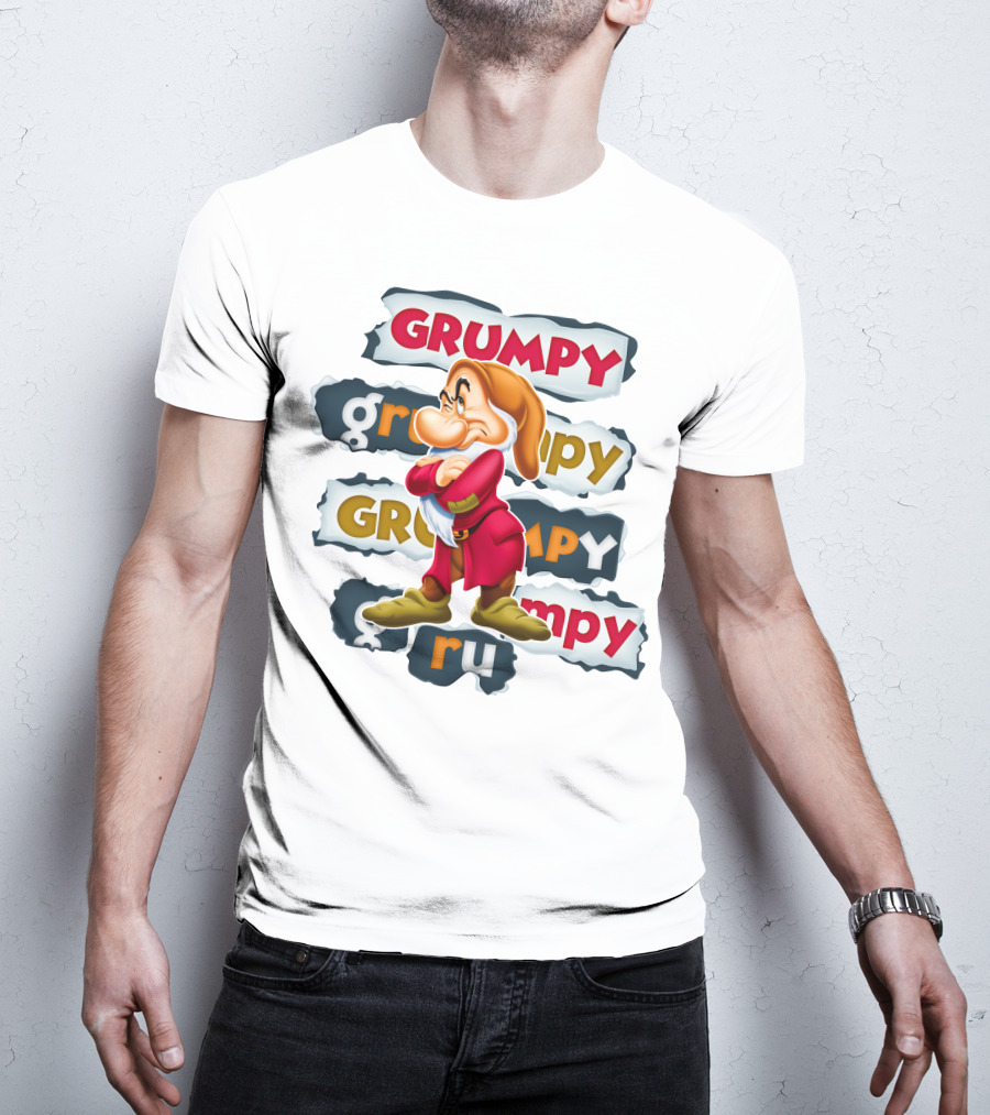 Grumpy Snow White Seven Dwarfs Character Alignment T-Shirt