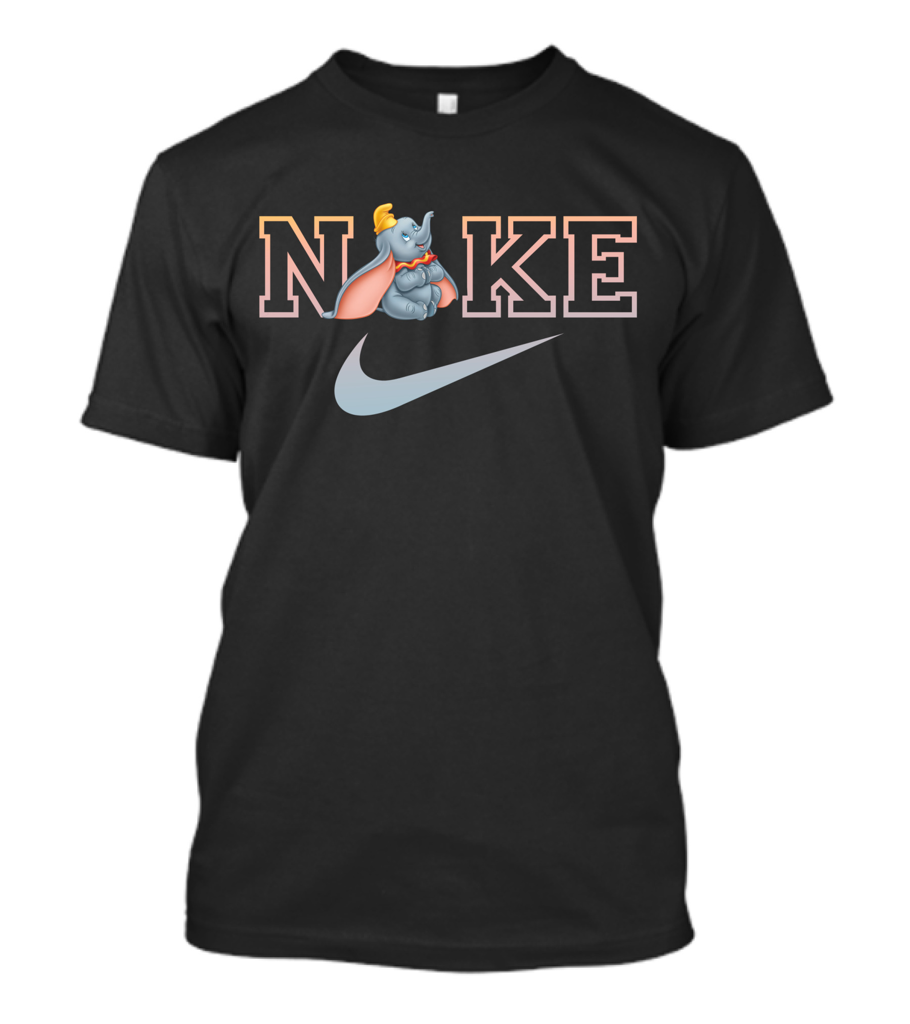 Dumbo Nike Logo With Flying Elephant And Swoosh T-Shirt