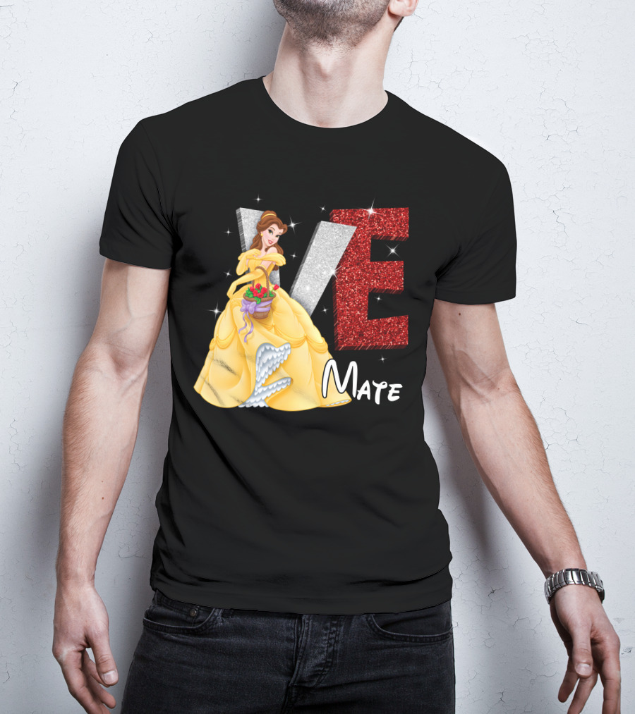 Belle Love Mate Sparkling Princess Theme T-Shirt