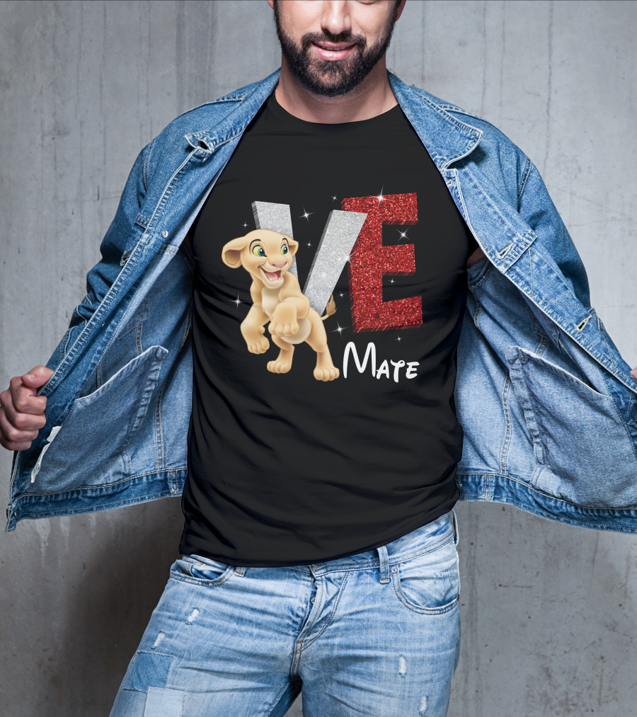 Nala Love Mate Lion Cub Sparkle T-Shirt