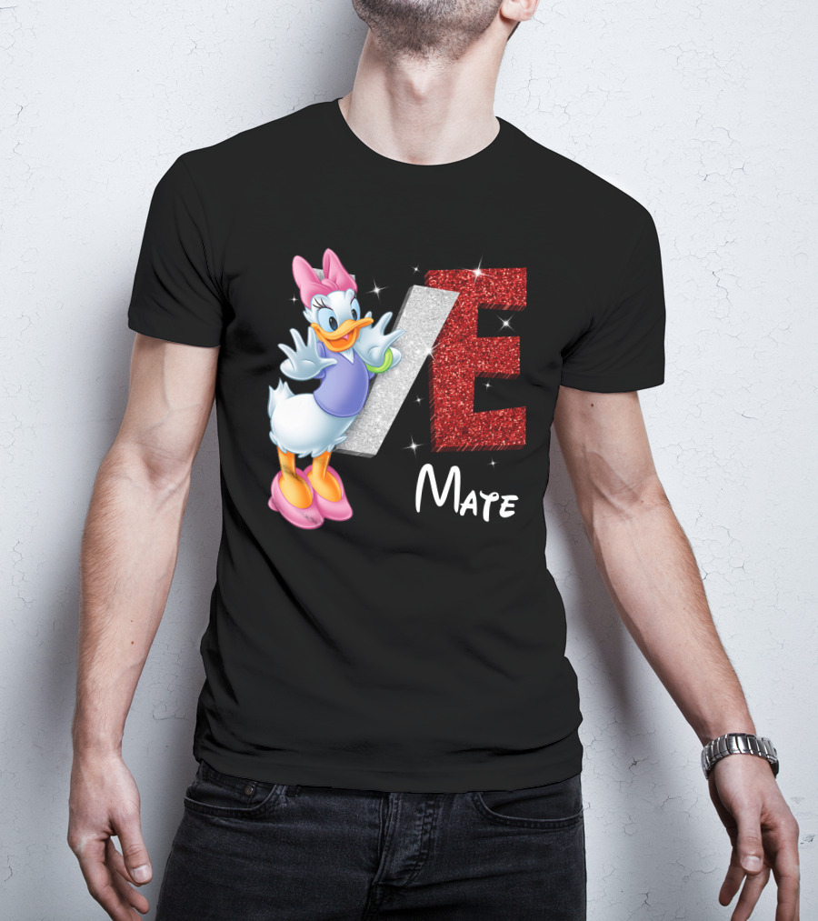 Daisy Duck Love Mate Sparkling Style T-Shirt