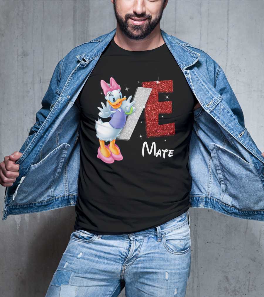 Daisy Duck Love Mate Sparkling Style T-Shirt